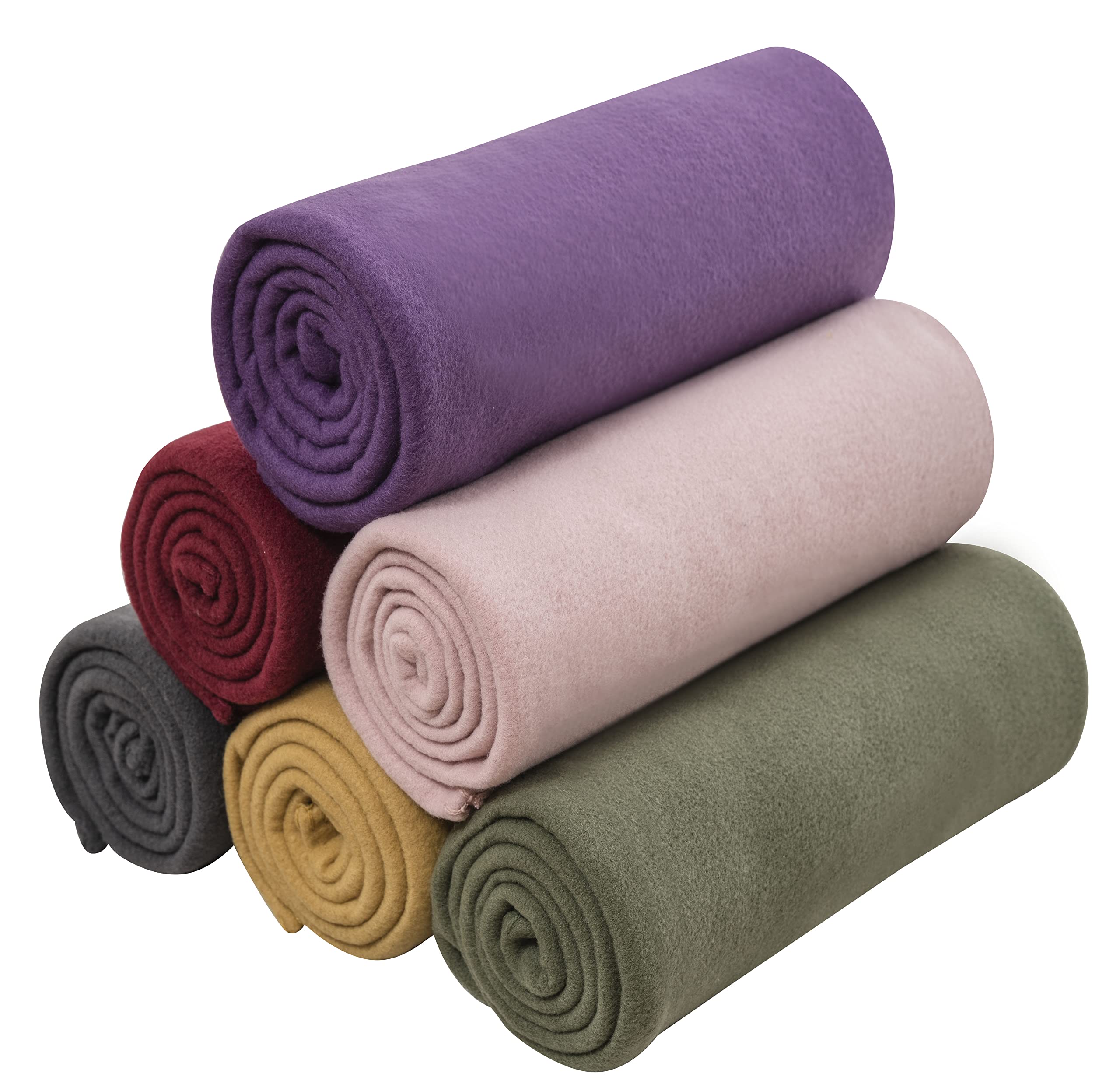 Special Sg Glory Fleece Throw Blanket Set Bulk For Travel Kids Outdoor Wedding Pet (Assorted #5, Pack Of 6 50X60 Inches)